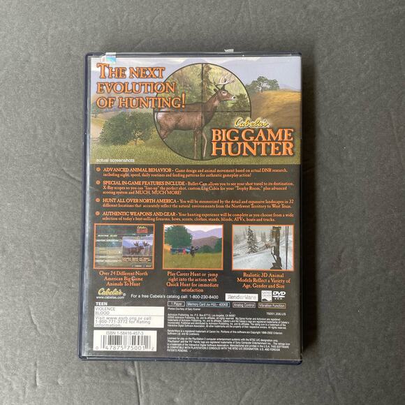Cabela's Big Game Hunter PS2 Complete Works - Picture 2 of 4
